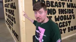 Let's see what kind of contents MrBeast will find inside the world's largest mystery box! meme