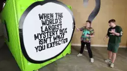 When the world's largest mystery box isn't what you expected meme