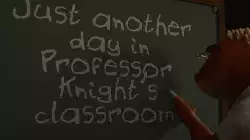 Just another day in Professor Knight's classroom meme