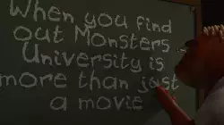 When you find out Monsters University is more than just a movie meme