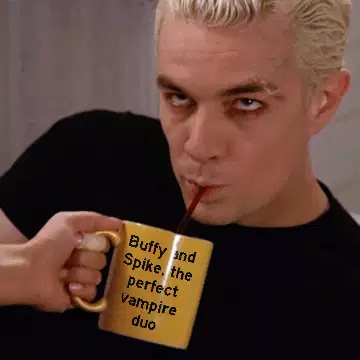 Buffy and Spike, the perfect vampire duo meme
