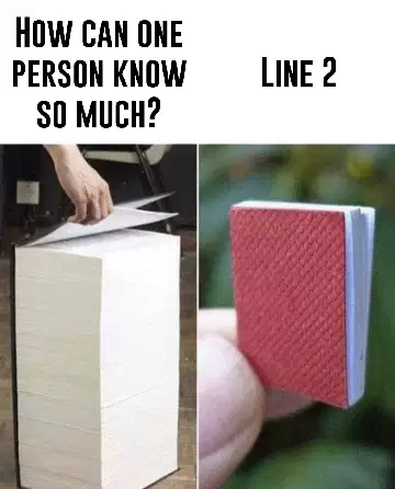 How can one person know so much? meme