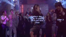 When the night is young and you feel alive meme