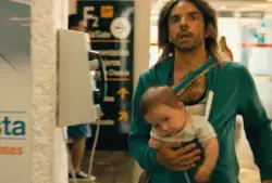 When you realize your baby carrier won't fit through security meme