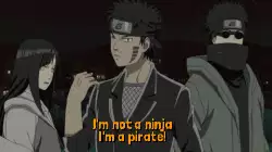 I'm not a ninja I'm a pirate! meme