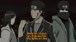 When the stakes are high and the city lights are low meme