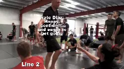Nate Diaz: Happy, confident, and eager to get going meme