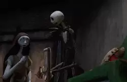 Jack Skellington: From reading the sheet music to performing it meme