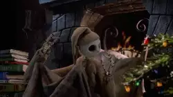 Snuggling up with The Nightmare Before Christmas meme