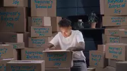 Neymar's Boxes of Joy meme