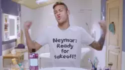Neymar: Ready for takeoff! meme