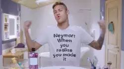 Neymar: When you realize you made it meme