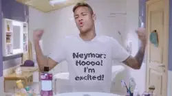 Neymar: Hoooo! I'm excited! meme
