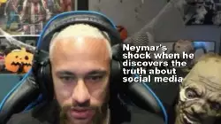Neymar's shock when he discovers the truth about social media meme