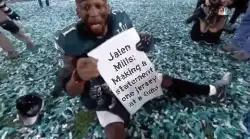 Jalen Mills: Making a statement one jersey at a time meme
