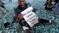 No more silent protests in the NFL meme