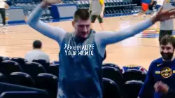 Nikola Jokic Dances Off Court 