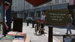 Counting the books on the street in Notting Hill meme