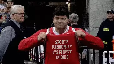 Sports fandom at its finest in Ohio meme
