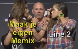 Julianna Peña And Amanda Nunes Standoff  