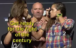 Get ready for the fight of the century meme