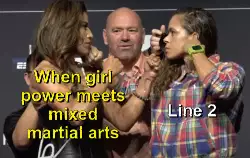 When girl power meets mixed martial arts meme