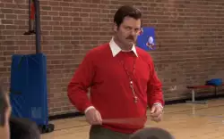 Parks and Recreation series: taking presentation to a whole new level meme