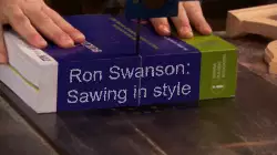 Ron Swanson: Sawing in style meme