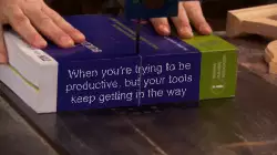 When you're trying to be productive, but your tools keep getting in the way meme