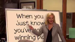 When you just know you've got a winning plan meme