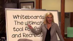 Whiteboards: The ultimate tool for Parks and Recreation meme