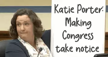 Katie Porter: Making Congress take notice meme