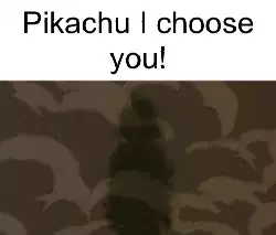 Pikachu I choose you! meme