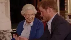 Prince Harry Drops Mic With Queen 