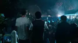 When the music starts and everyone is standing around, hyped for the night meme