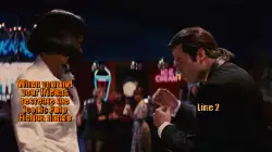 When you and your friends recreate the iconic Pulp Fiction dance meme