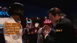 When you can dance the Pulp Fiction dance better than anyone else meme