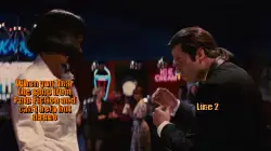 When you hear the song from Pulp Fiction and can't help but dance meme