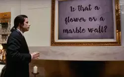 Is that a flower or a marble wall? meme