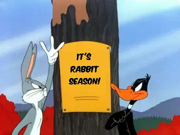 It's Rabbit Season! meme