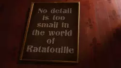 No detail is too small in the world of Ratatouille meme