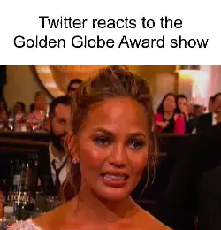 Twitter reacts to the Golden Globe Award show meme