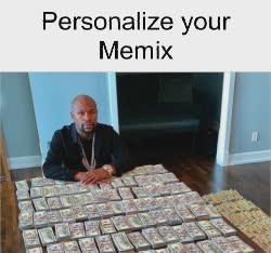 Floyd Mayweather Sits With Pile Of Money 