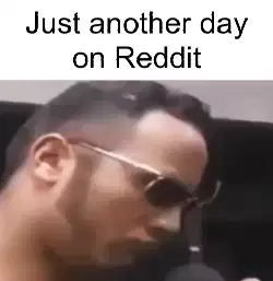 Just another day on Reddit meme