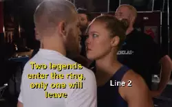 Two legends enter the ring, only one will leave meme