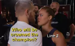Who will be crowned the champion? meme