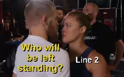 Who will be left standing? meme