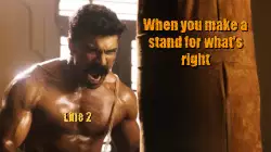 When you make a stand for what's right meme