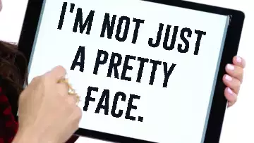I'm not just a pretty face. meme