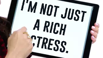 I'm not just a rich actress. meme
